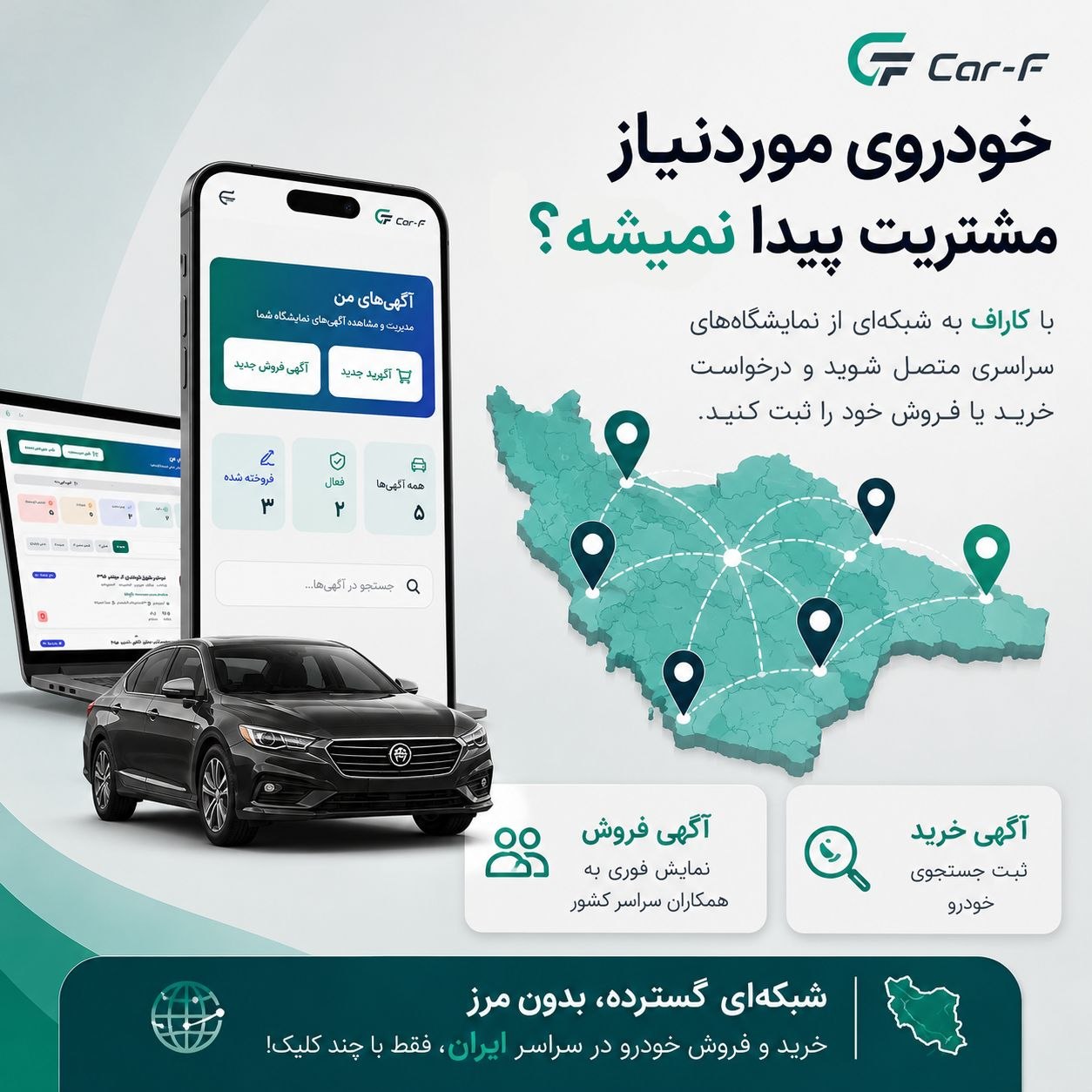 سیستم خرید فروش خودرو کاراف 4